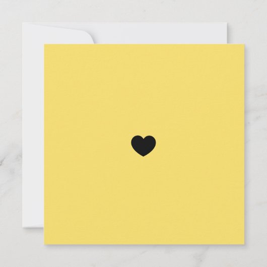 もう一度これを試す黒いトスカーニイエロー日付を保存 招待状 (裏面)