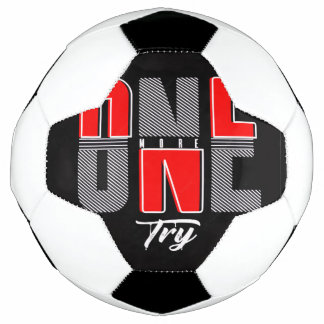 もう一度だけ試してみよう サッカーボール