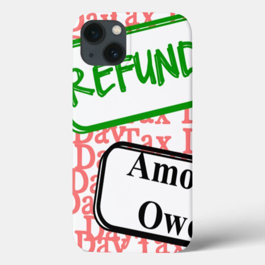 もう一度の税金日？ Case-Mate iPhoneケース (裏面)