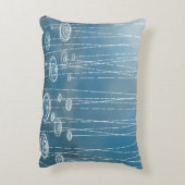 もう一度の雨の日絵画の天気 アクセントクッション (裏面(縦))