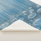 もう一度の雨の日絵画の天気 シェルパブランケット (3/4)