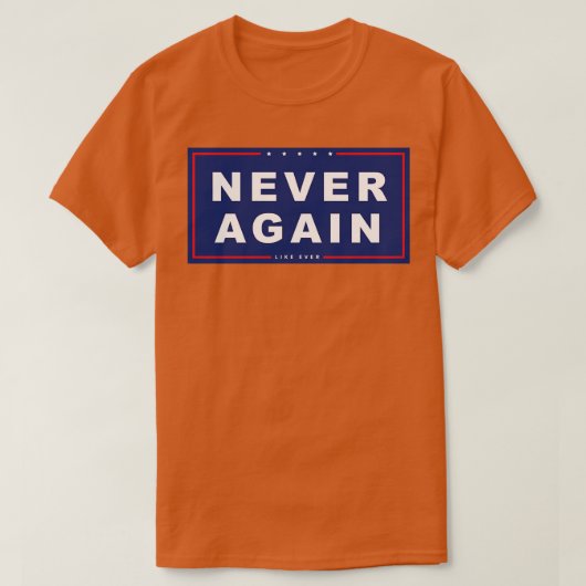 もう一度も Tシャツ (デザイン正面)