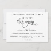 もう一度やってみよう愛は忍耐強モダン セーブザデート (正面)