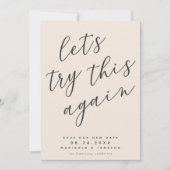 もう一度やってみよう新しい日付を保存 セーブザデート (正面)