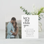 もう一度やってみよう日付を保存 招待状 (スタンド正面)