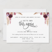 もう一度やってみよう、パープル、赤面日付を保存 セーブザデート (正面)