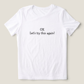 もう一度やってみようTシャツ トライブレンドTシャツ