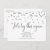 もう一度やり直そうエレガント日付の変更 案内ポストカード (正面/裏面)