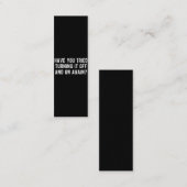 もう一度オフにしてオンにしてみた ロイヤリティカード (正面/裏面)