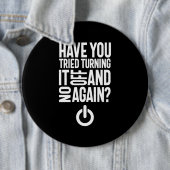 もう一度オンとオフにしてみた 缶バッジ (インサイチュ)