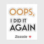 もう一度ステッカーを作った シール (シート)