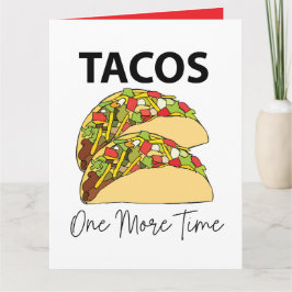 もう一度タコス メキシカンフードタコ カード