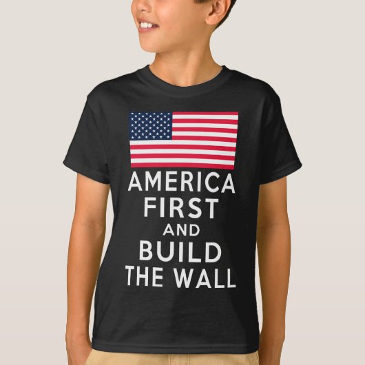 もう一度ナンバーワンを獲得し、壁を築く Tシャツ (正面)