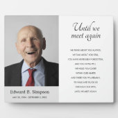 もう一度会うまでの追悼詩と写真 フォトプラーク (正面)