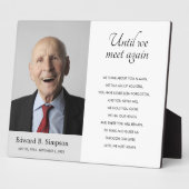 もう一度会うまでの追悼詩と写真 フォトプラーク (側面)