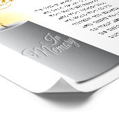 もう一度会うまでの追悼詩 墓標プレート ポスター (角)