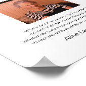 もう一度会うまで　エレガントな写真追悼詩 ポスター (角)