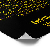 もう一度会うまで　エレガントな葬儀の詩　名前入り ポスター (角)