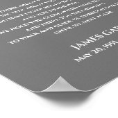 もう一度会うまで グレイ 記念すべき詩を称える ポスター (角)