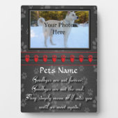 もう一度会うまで　猫または犬のメモリアル フォトプラーク (正面)