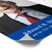 もう一度会うまで 青いお別れの詩 写真付き ポスター (角)