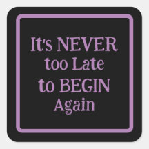 「もう一度始めるのが遅すぎることはない」フレーズPurple