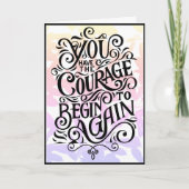 もう一度始める勇気がある カード (正面)