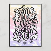 もう一度始める勇気がある ポストカード (正面)