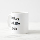 もう一度彼に頼はいい コーヒーマグカップ (正面左)