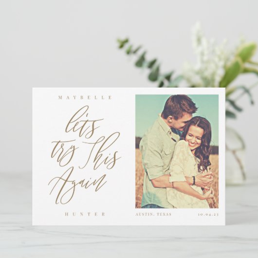 もう一度書と写真モダンを試してみよう セーブザデート (スタンド正面)