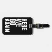 もう一度行くぞ！トラベルテキスト ラゲッジタグ (正面横)