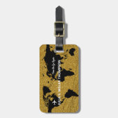 もう一度行く…金ゴールド旅行 ラゲッジタグ (正面縦)