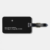 もう一度行く…金ゴールド旅行 ラゲッジタグ (裏面横)