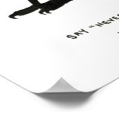 もう一度言いなさい。 ポスター (角)