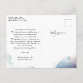 もう一度試してみましょう、計画変更 ミスティックアナウンス 案内ポストカード (裏面)