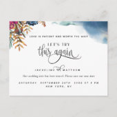 もう一度試してみましょう、計画変更 ミスティックアナウンス 案内ポストカード (正面)