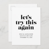 もう一度試してみましょ結婚う 案内ポストカード (正面/裏面)