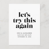 もう一度試してみましょ結婚う 案内ポストカード (正面)
