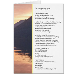 もう一度試す準備ができている…人間関係