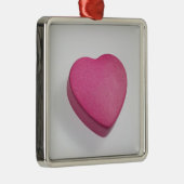 もう一度試のハートキャンデー メタルオーナメント (右)