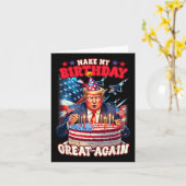 もう一度誕生日素晴らしする カード (黄色い花)