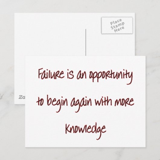 もう一度開始 ポストカード (正面/裏面)