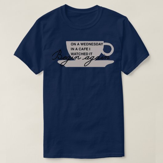 もう一度開始 Tシャツ (デザイン正面)