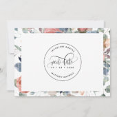 もう一度、埃っぽい青と赤面フローラ セーブザデート (裏面)