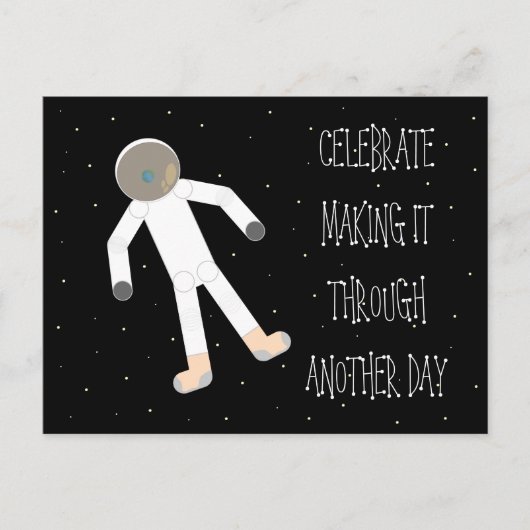 もう一日の終わりを乗り越えた - ノードノート ポストカード (正面)