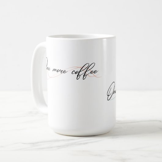 もう一杯のコーヒー、もう一つのチャプターマグ コーヒーマグカップ (正面左)