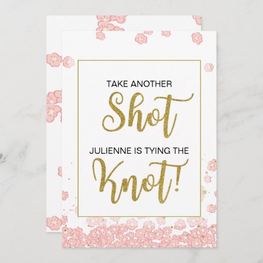 もう一杯 彼女は結婚するよ!サイン (正面/裏面)