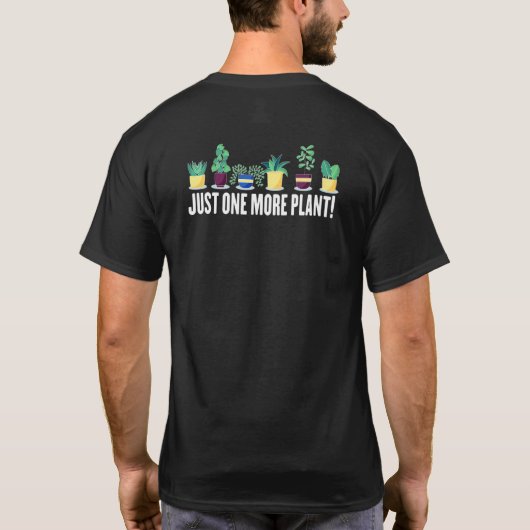 もう一株だけ植物 Tシャツ (裏面)