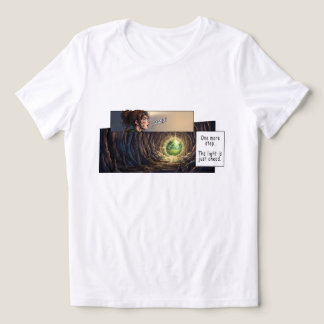 もう一歩、光はすぐそこに マンガの洞窟 トライブレンドTシャツ