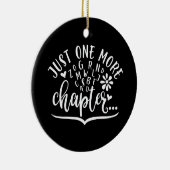 もう一章だけ。おもしろい読デザイン セラミックオーナメント (右)